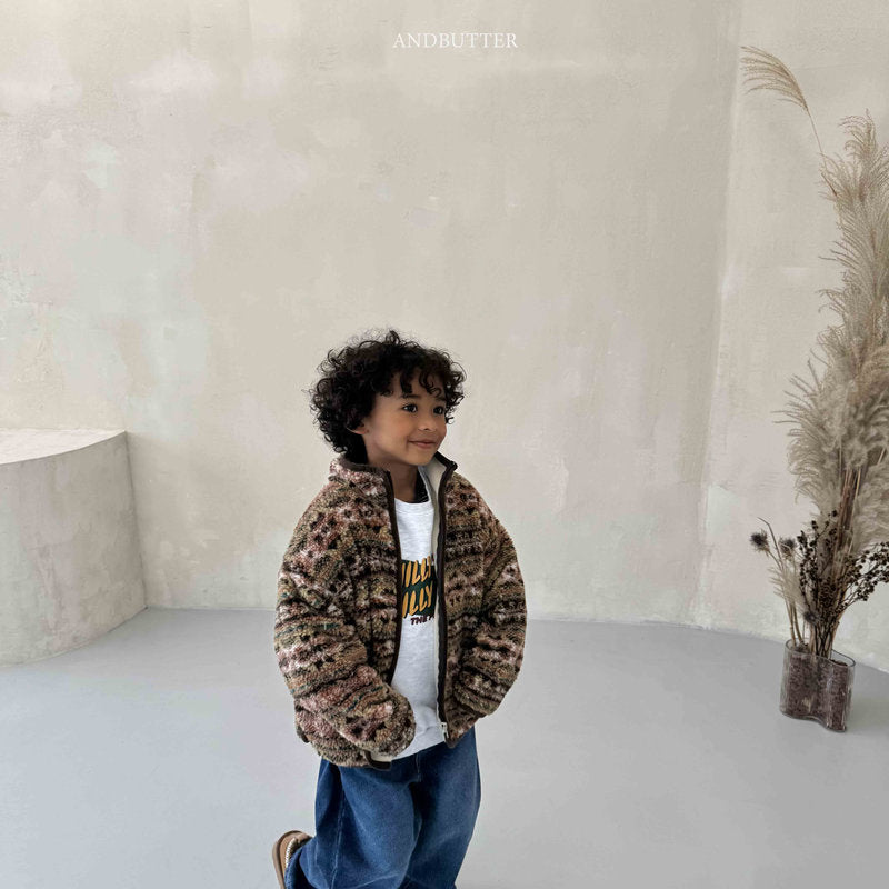 【予約】Nordic Line Jumper   /  andbutter (S-JM)