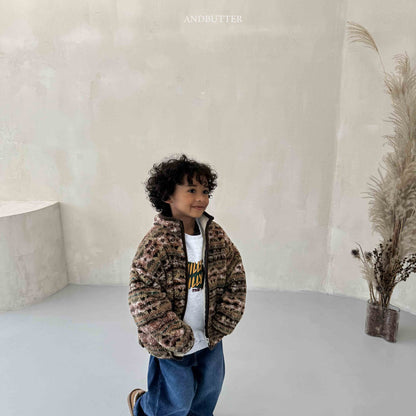 【予約】Nordic Line Jumper   /  andbutter (S-JM)