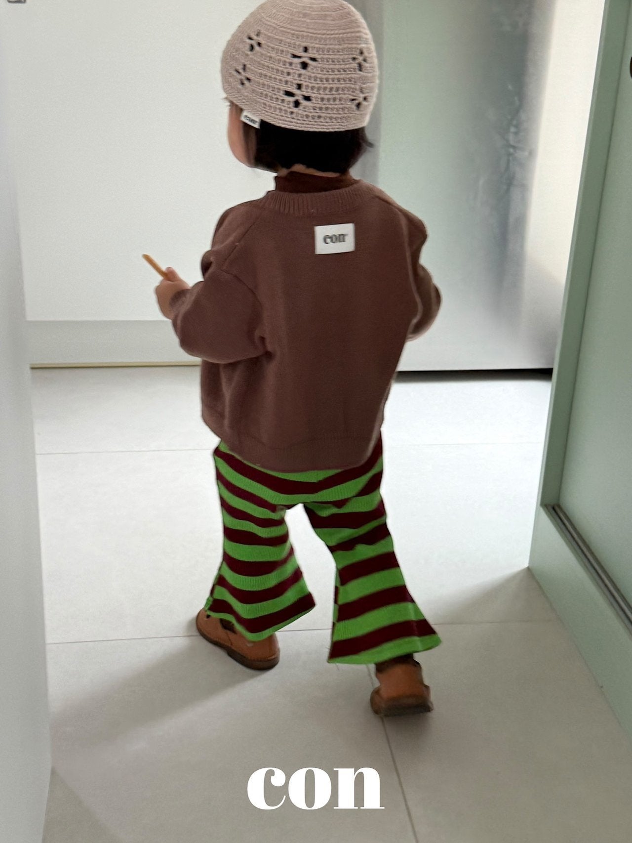 【予約】choco flare pants /  con
