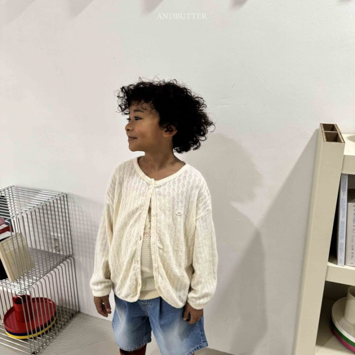 【予約】Light cardigan / andbutter(S-JM)
