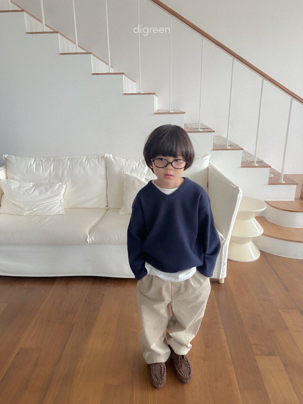 【予約】Minimal Pin Tuck Pants  /  digreen(S-XXL)