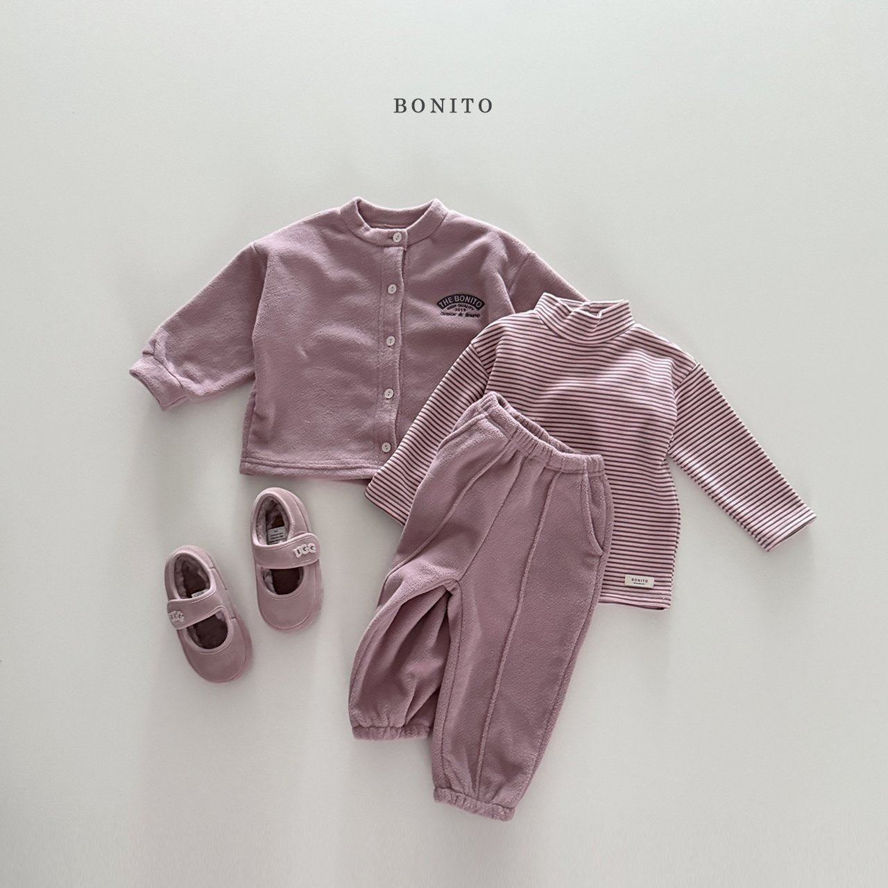 【予約】winter cardigan set up  /  bonito (12M-JM)