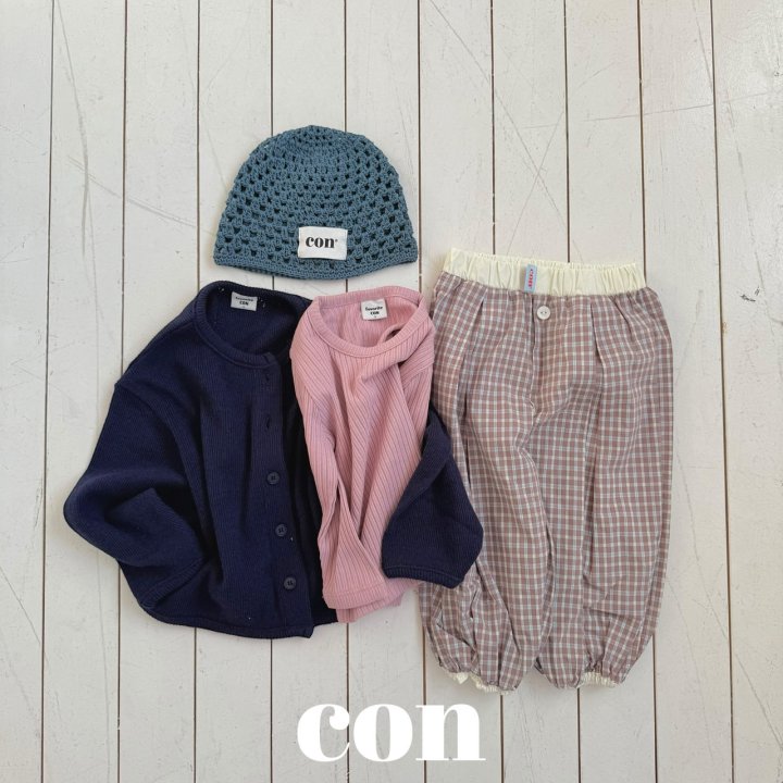 【予約】チェックパンプキンパンツ / con. (XXS-M)