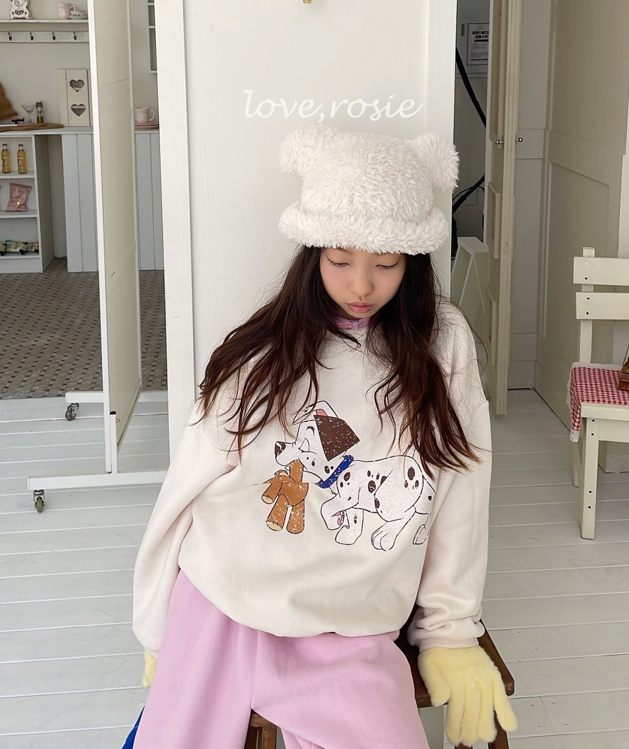 【予約】dalmatian mtm / love rosie (L-3XL, adult)