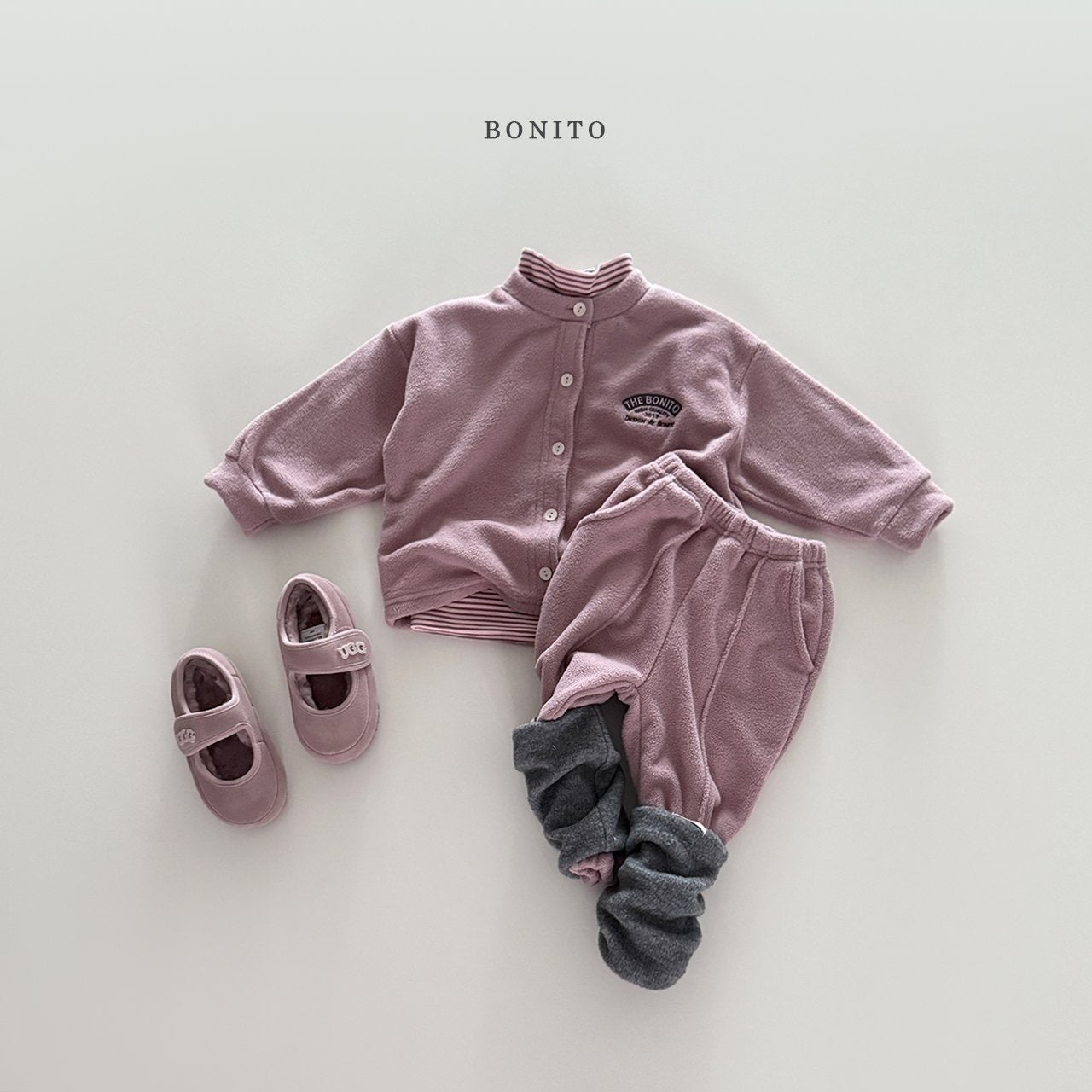 【予約】winter cardigan set up  /  bonito (12M-JM)