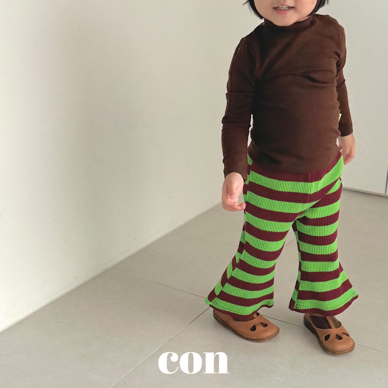 【予約】choco flare pants /  con