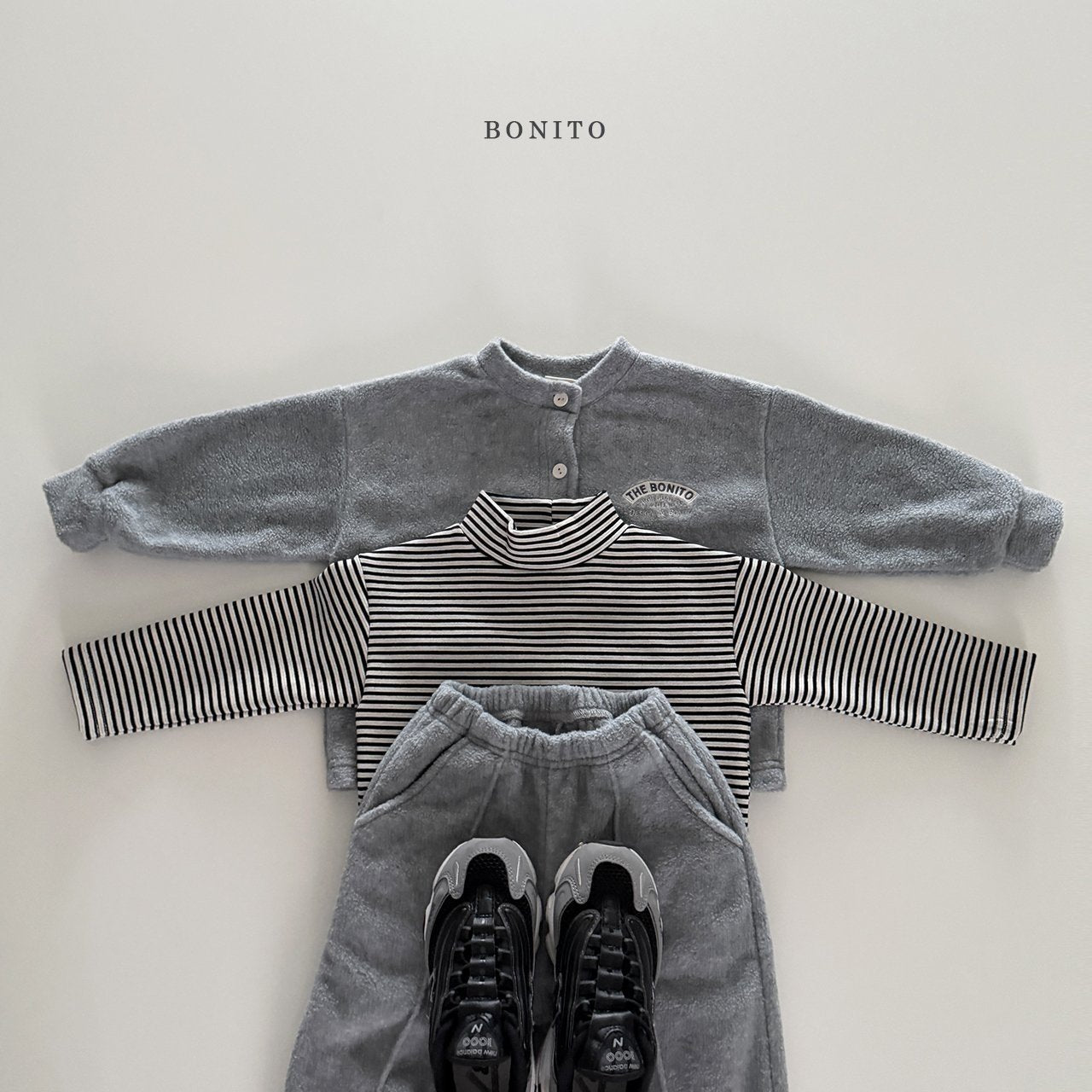 【予約】winter cardigan set up  /  bonito (12M-JM)