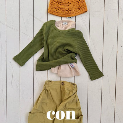 【予約】ソフトリブT / con. (XXS-M)말랑 골지