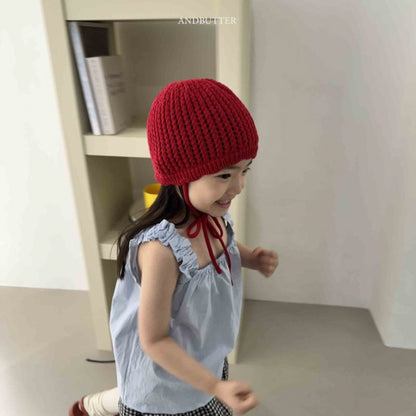 【予約】Shirring sleeveless  / andbutter(S-JM)