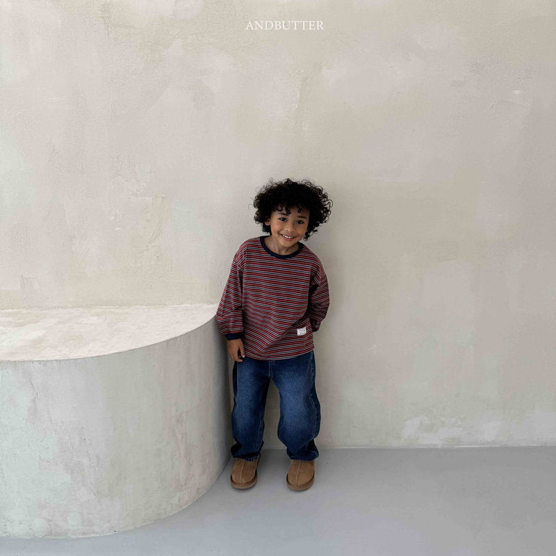 【予約】Hazel color Tee  / andbutter