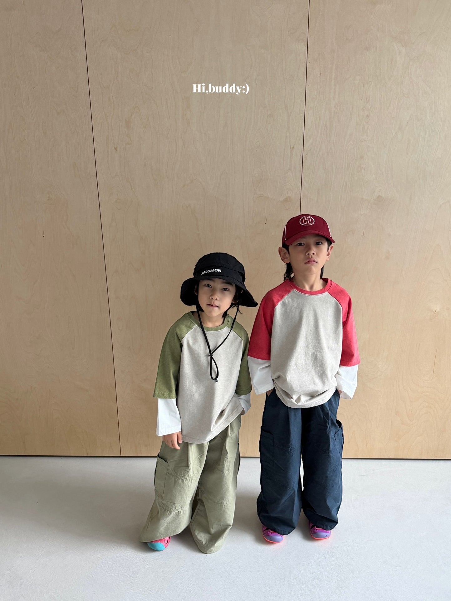 【予約】レイヤードＴシャツ / hibuddy(S-JM)