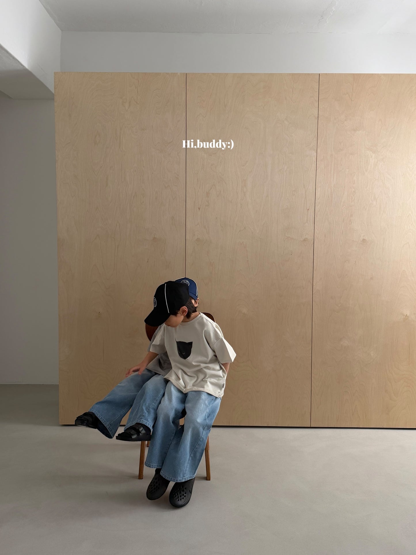 【予約】キャットTシャツ / hibuddy(S-JM)