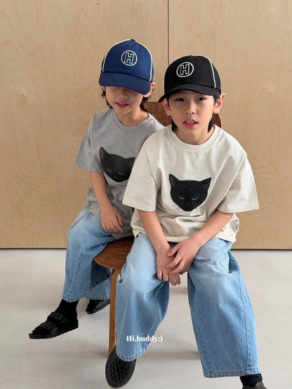 【予約】キャットTシャツ / hibuddy(S-JM)