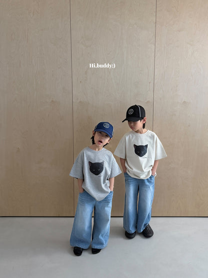 【予約】キャットTシャツ / hibuddy(S-JM)