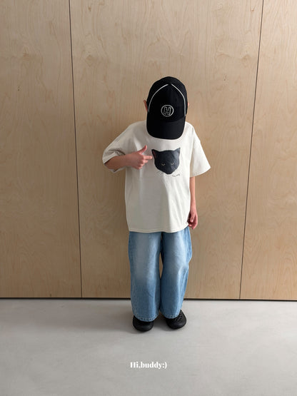 【予約】キャットTシャツ / hibuddy(S-JM)