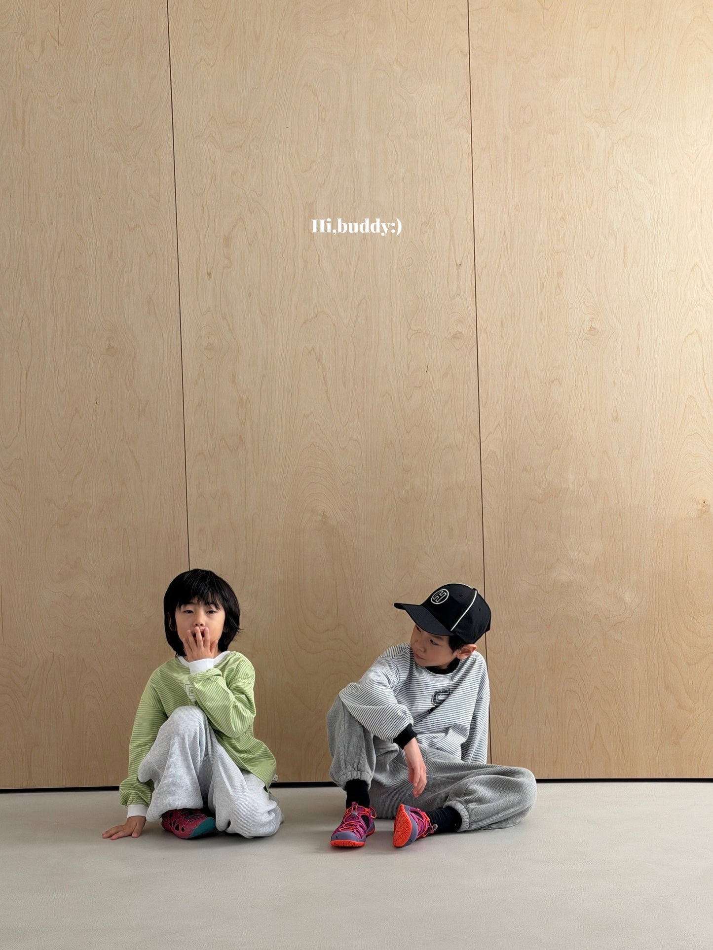 【予約】５ボーダーT / hibuddy(S-JM)파이브줄