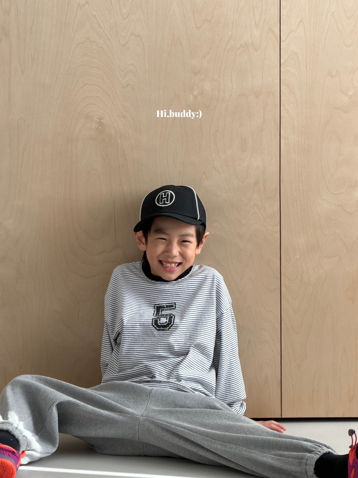 【予約】５ボーダーT / hibuddy(S-JM)파이브줄