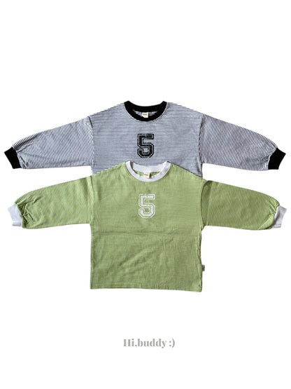 【予約】５ボーダーT / hibuddy(S-JM)파이브줄