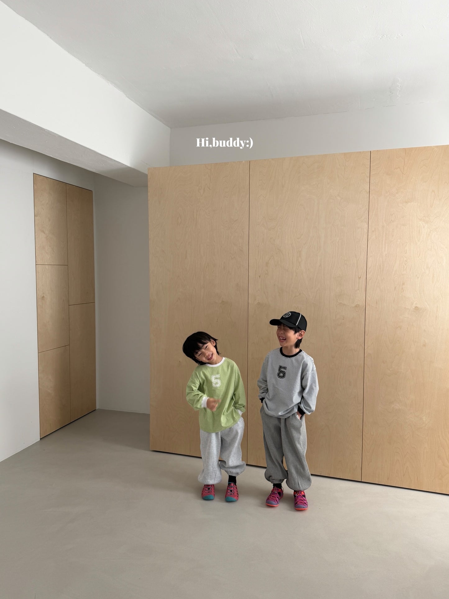 【予約】５ボーダーT / hibuddy(S-JM)파이브줄