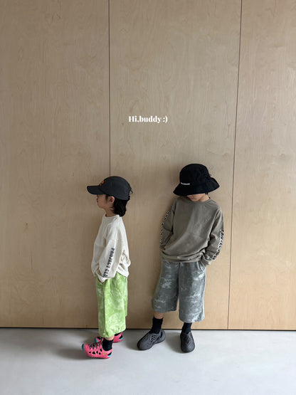 【予約】水彩パンツ / hibuddy(S-JM)물나염