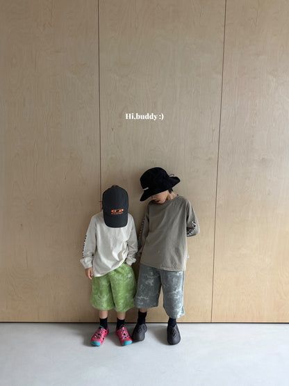 【予約】水彩パンツ / hibuddy(S-JM)물나염