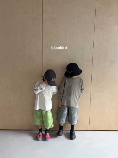 【予約】水彩パンツ / hibuddy(S-JM)물나염