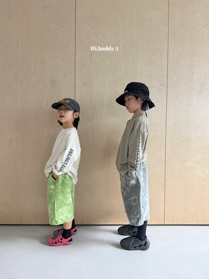 【予約】水彩パンツ / hibuddy(S-JM)물나염