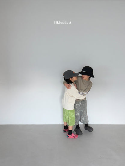 【予約】水彩パンツ / hibuddy(S-JM)물나염