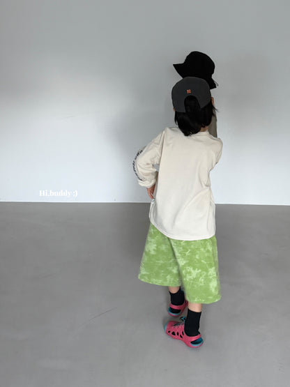 【予約】水彩パンツ / hibuddy(S-JM)물나염