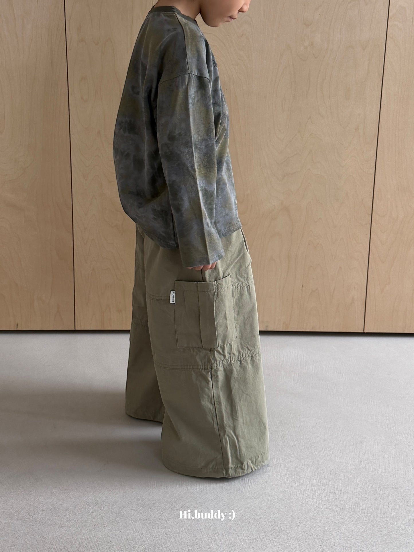 【予約】ワイドカーゴパンツ / hibuddy(S-JM)