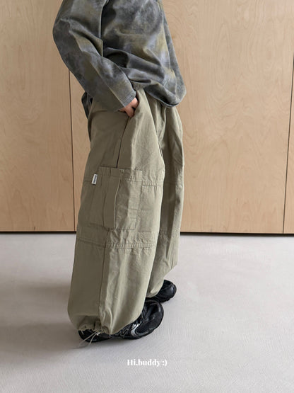 【予約】ワイドカーゴパンツ / hibuddy(S-JM)