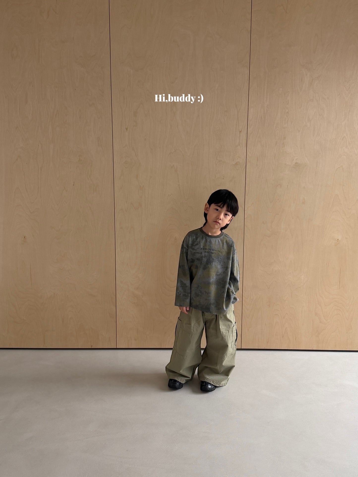 【予約】ワイドカーゴパンツ / hibuddy(S-JM)