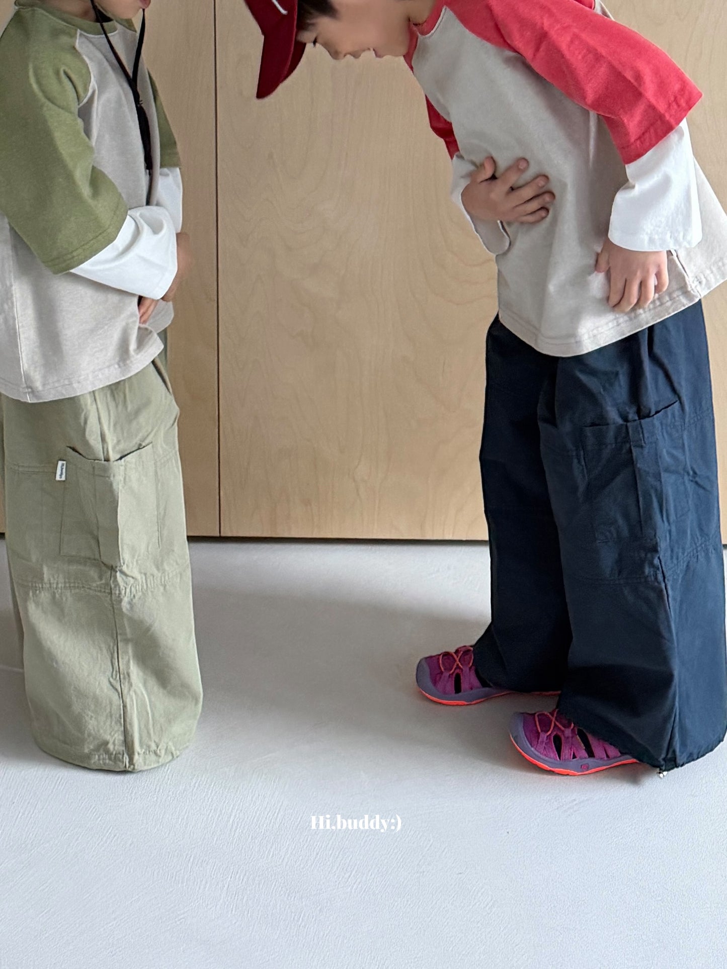 【予約】ワイドカーゴパンツ / hibuddy(S-JM)