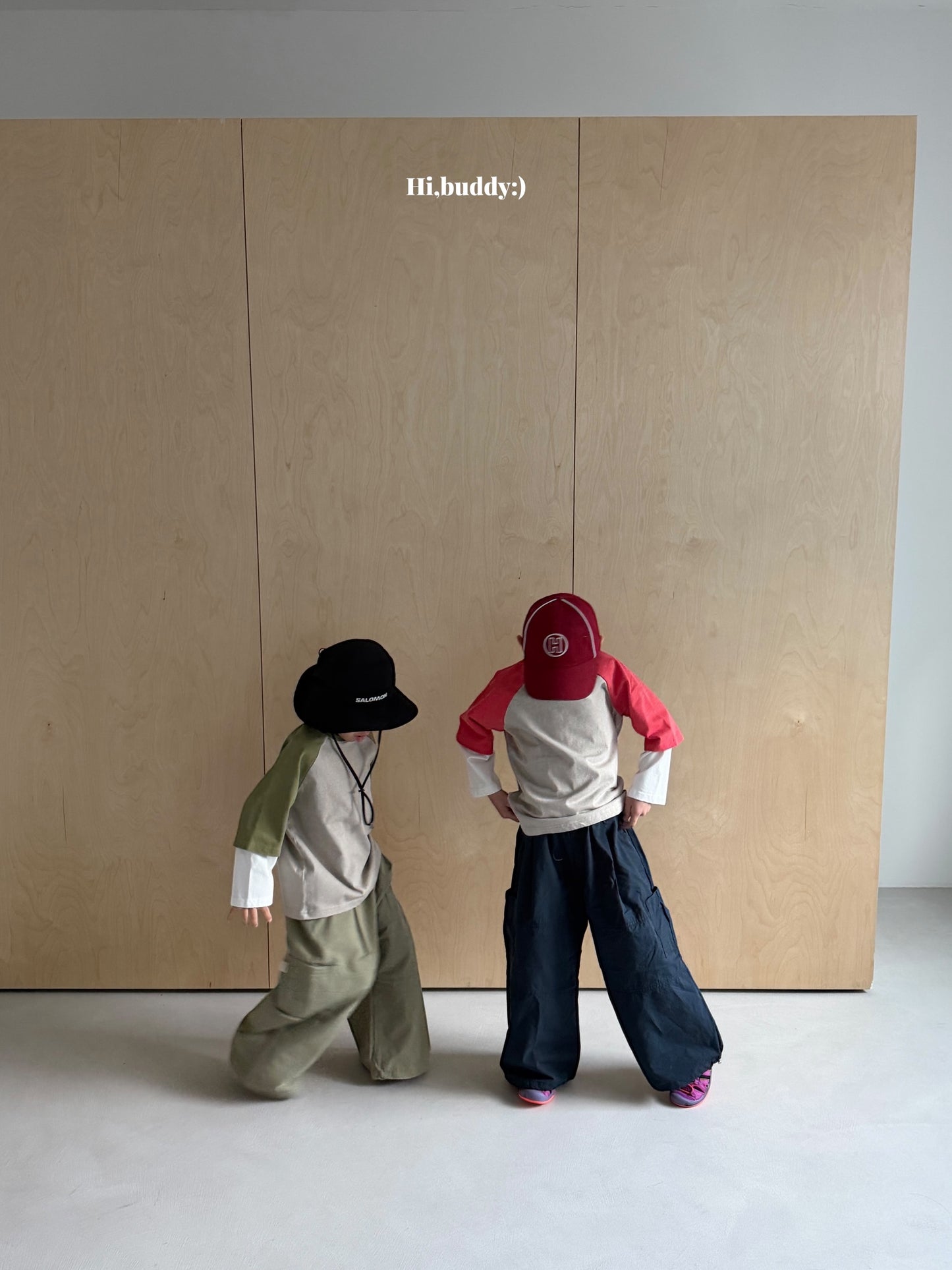 【予約】ワイドカーゴパンツ / hibuddy(S-JM)