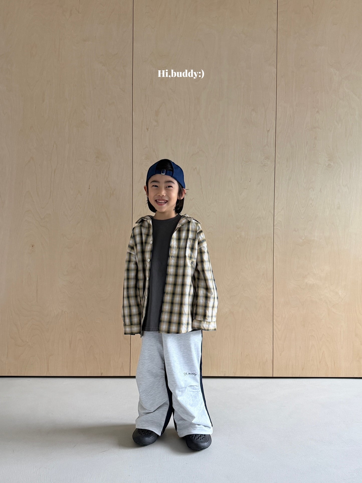 【予約】スプリングチェックシャツ / hibuddy(S-JM)