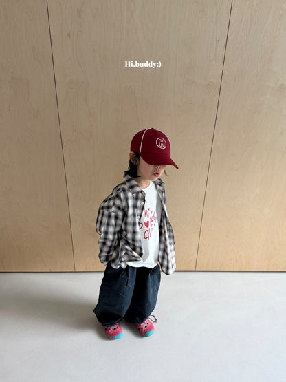 【予約】スプリングチェックシャツ / hibuddy(S-JM)