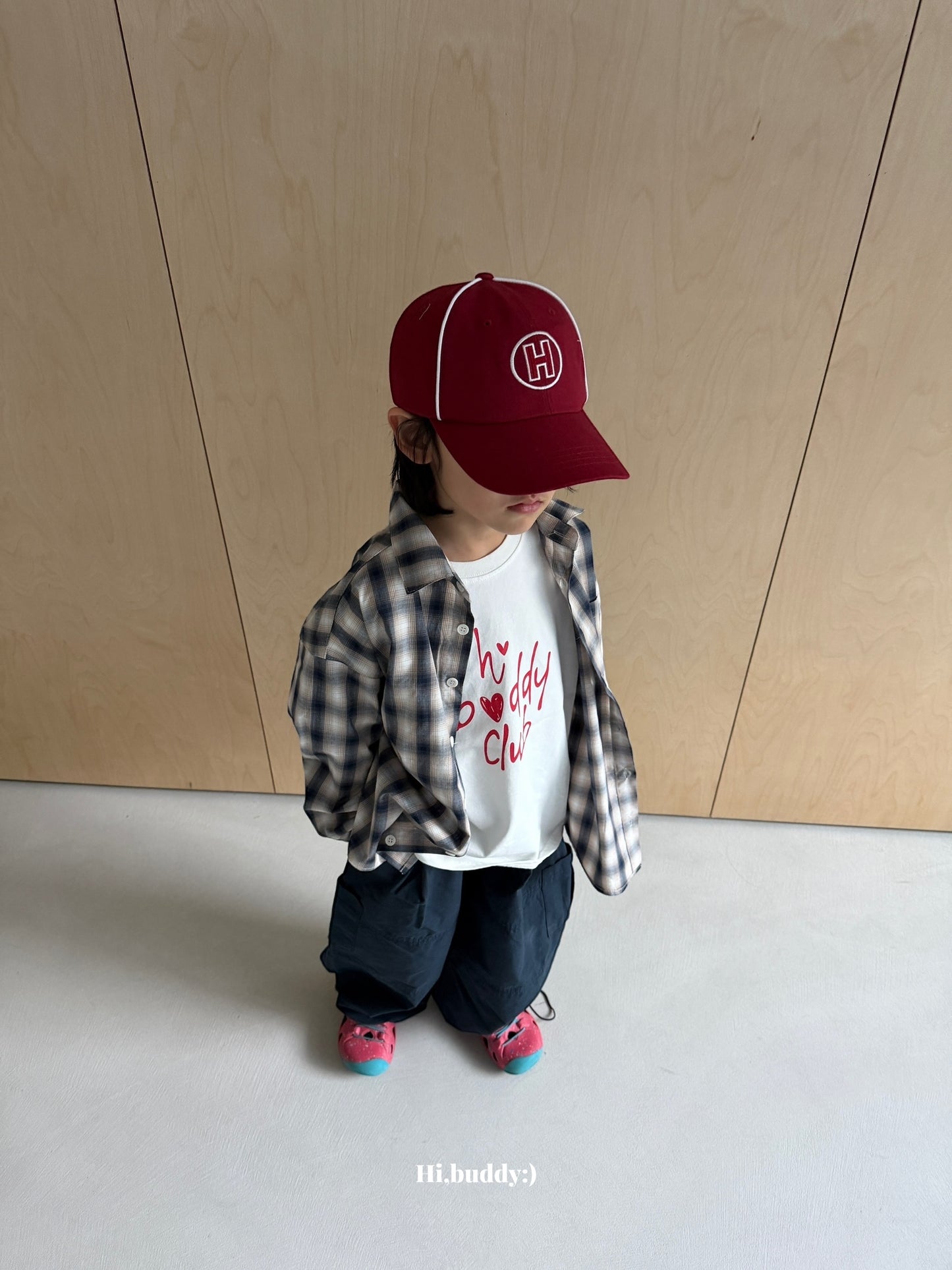 【予約】スプリングチェックシャツ / hibuddy(S-JM)