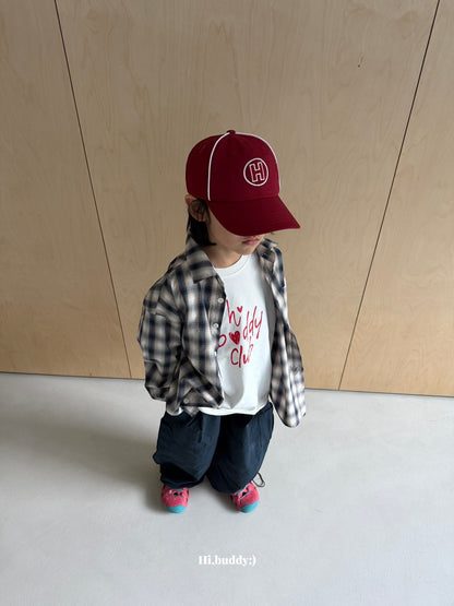 【予約】スプリングチェックシャツ / hibuddy(S-JM)