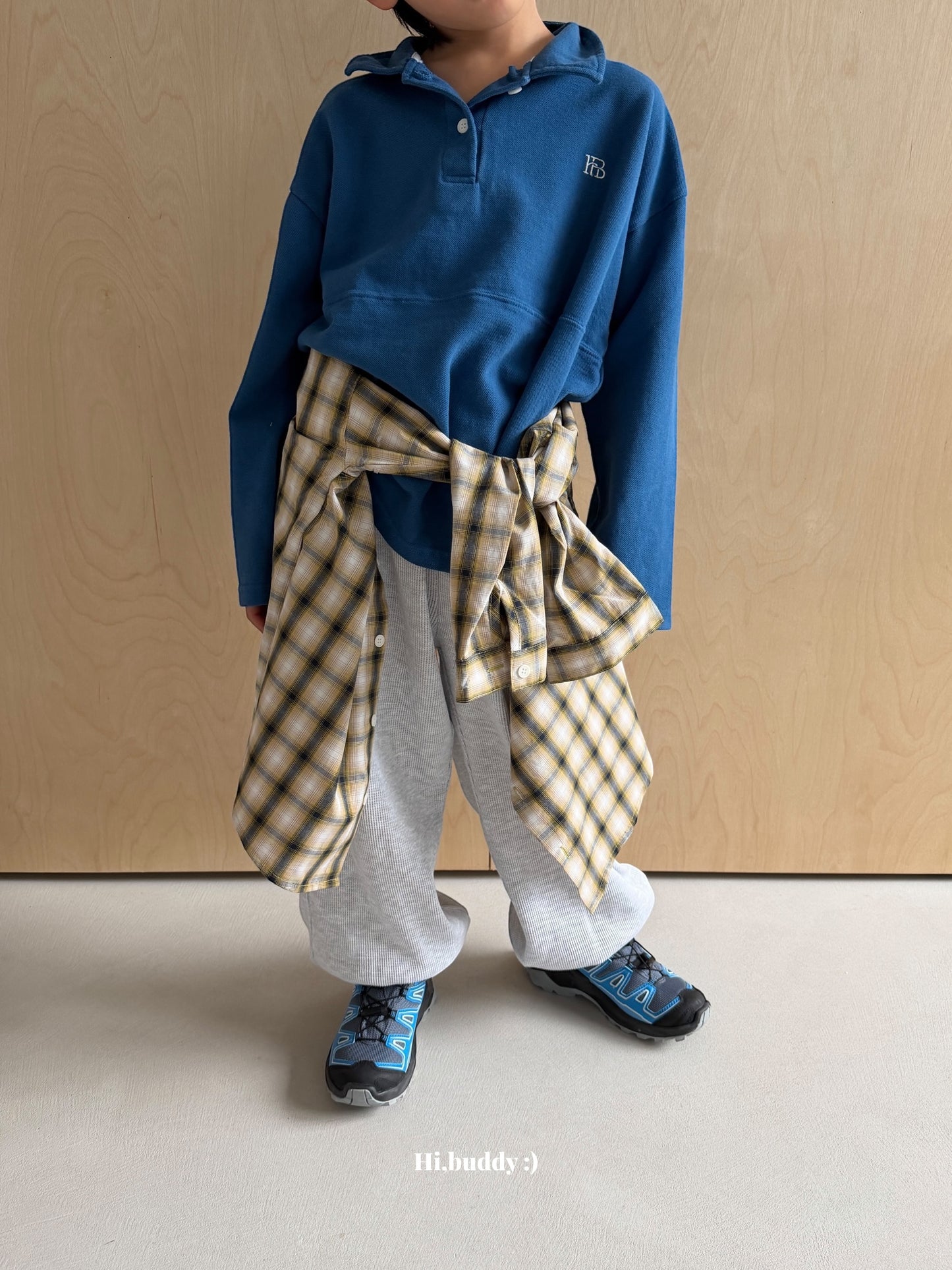 【予約】スプリングチェックシャツ / hibuddy(S-JM)