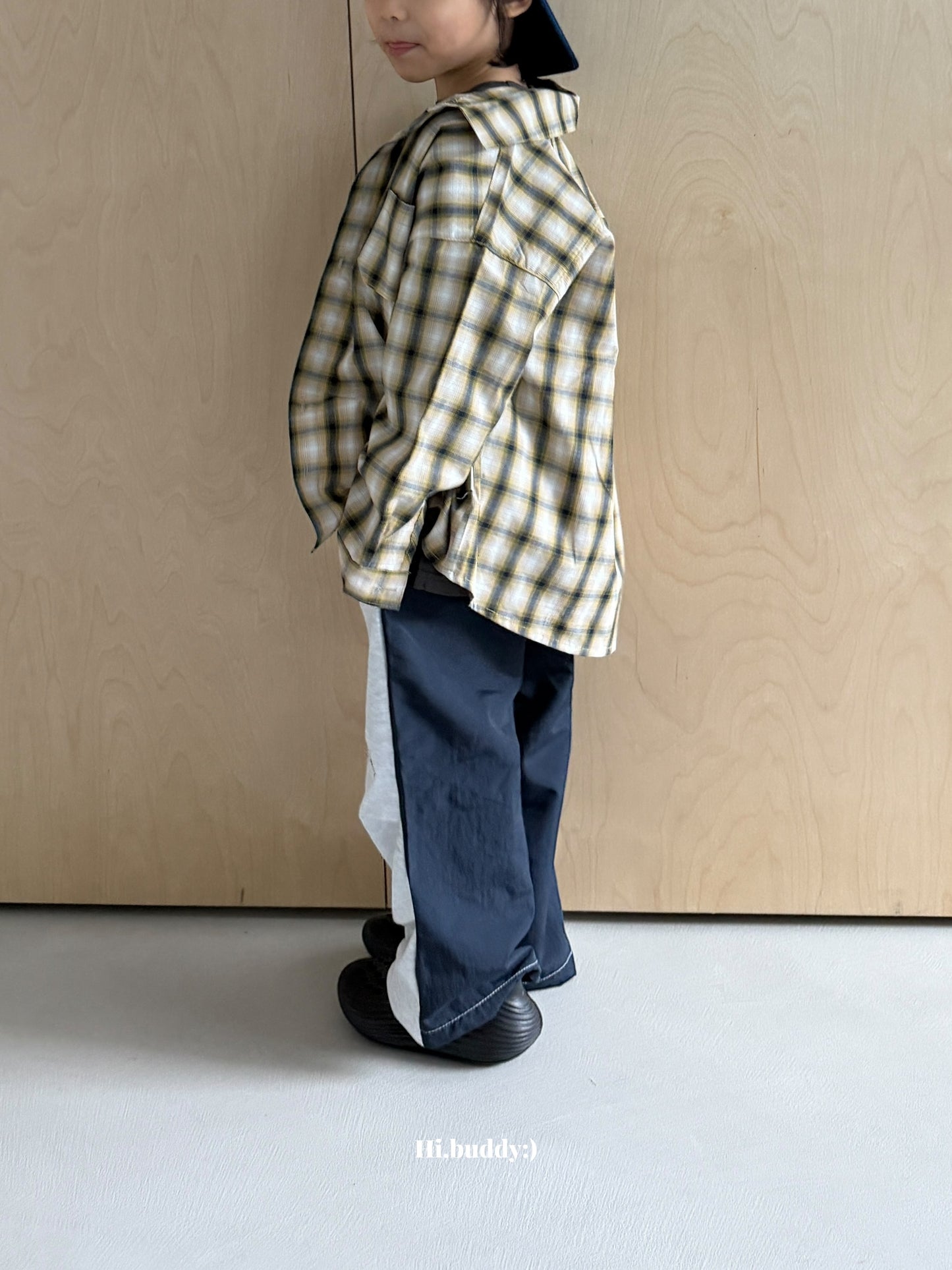 【予約】スプリングチェックシャツ / hibuddy(S-JM)