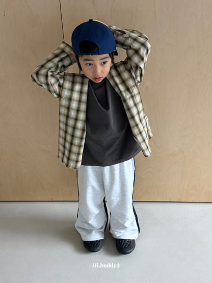 【予約】スプリングチェックシャツ / hibuddy(S-JM)