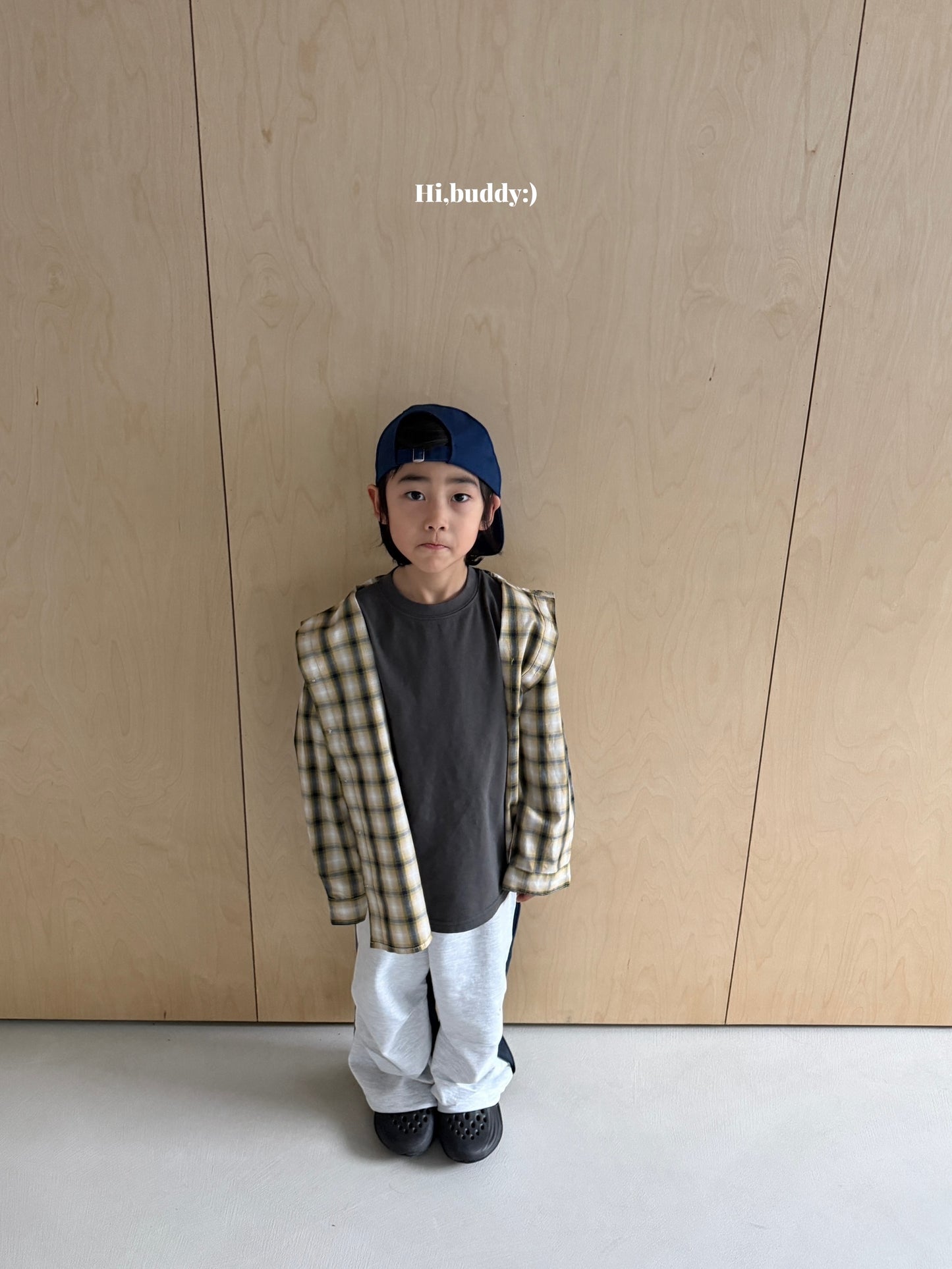 【予約】スプリングチェックシャツ / hibuddy(S-JM)