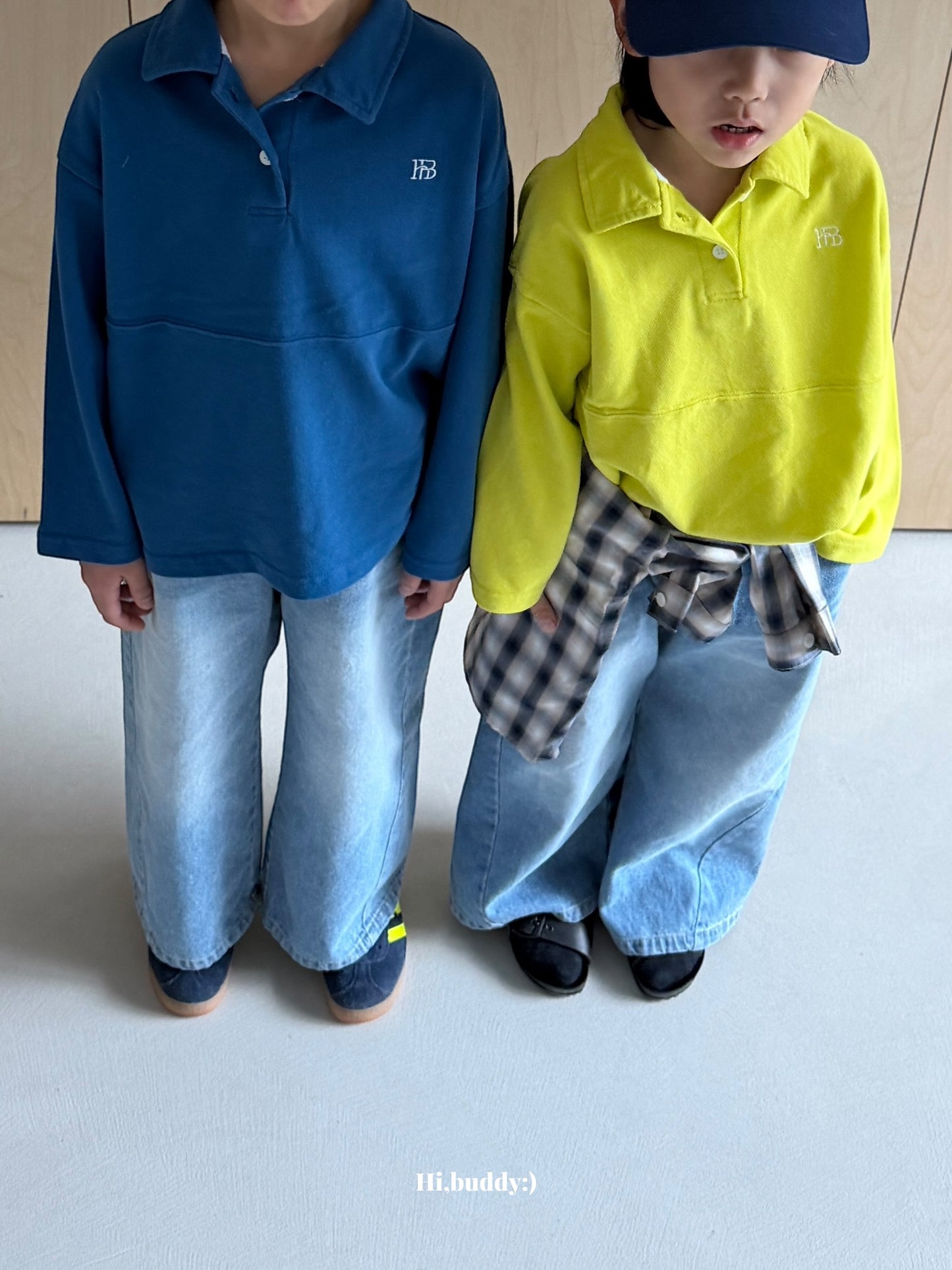 【予約】ハッピーデニムパンツ / hibuddy(S-JM)