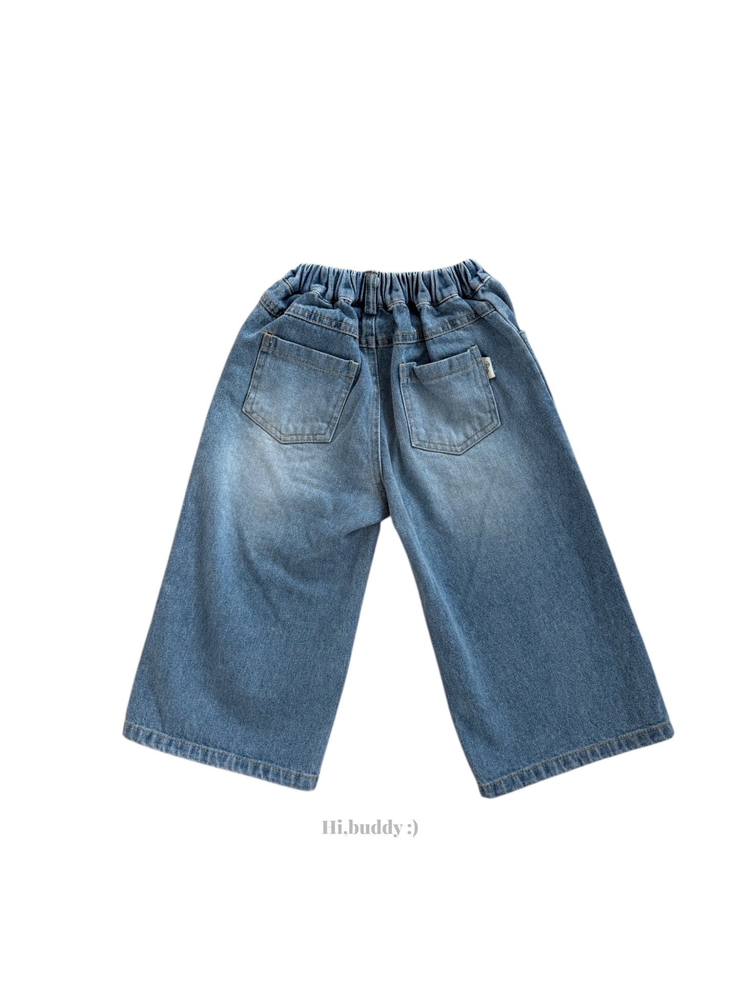 【予約】ハッピーデニムパンツ / hibuddy(S-JM)