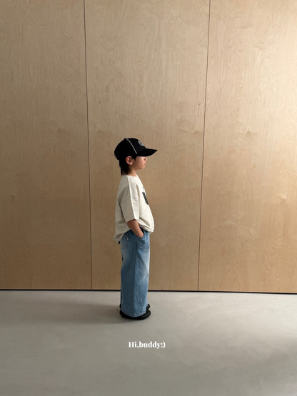 【予約】ハッピーデニムパンツ / hibuddy(S-JM)