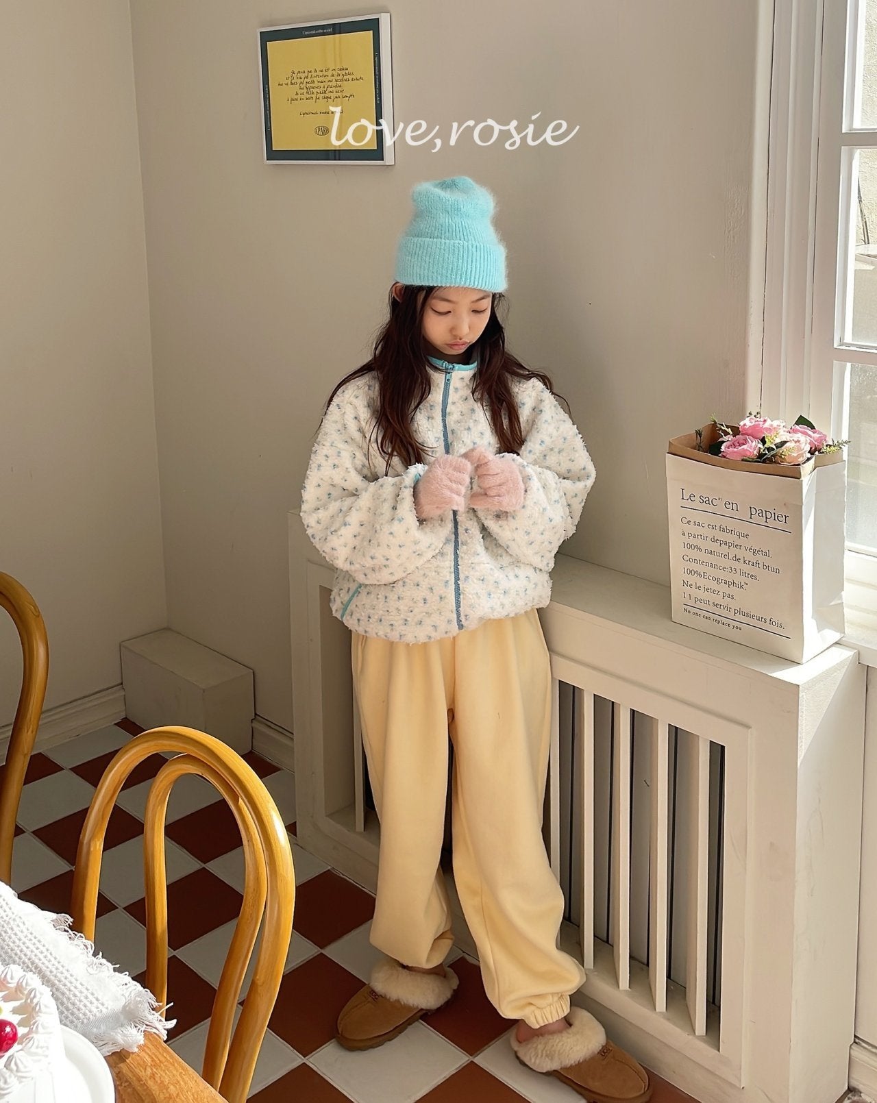 【予約】ribbon kimo jogger pt / love rosie (L-3XL, adult)