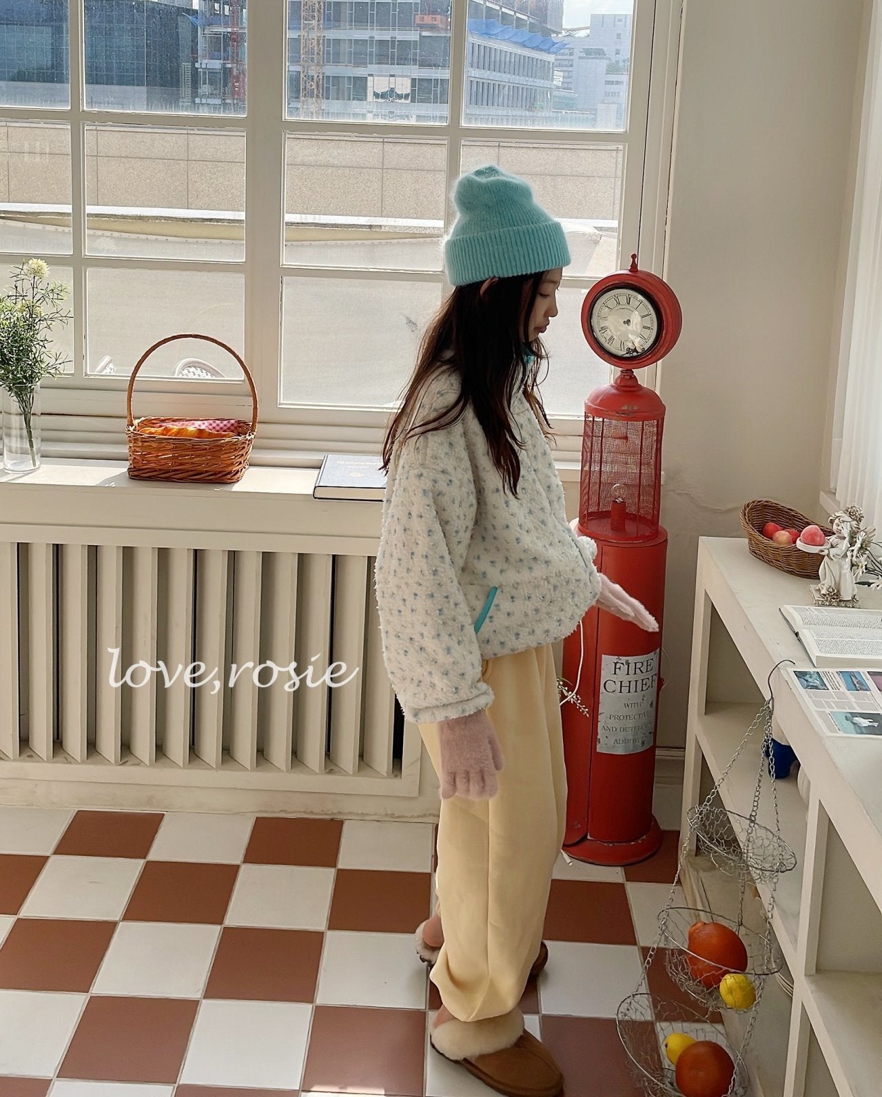 【予約】ribbon kimo jogger pt / love rosie (L-3XL, adult)