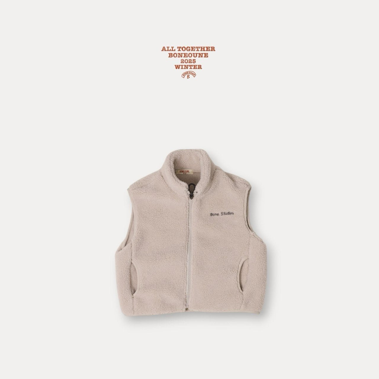 【予約】dream fleece vest / boneoune (XS-JL)