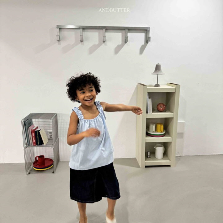 【予約】Shirring sleeveless  / andbutter(S-JM)