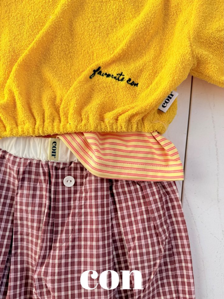 【予約】チェックパンプキンパンツ / con. (XXS-M)